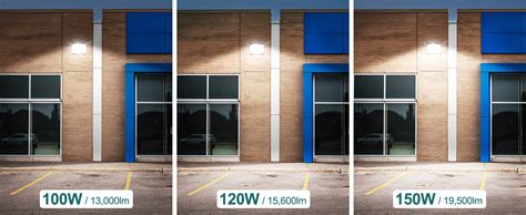 Kadision 150W LED Wall Pack 120W 100W Adjustable 19500lm 5000K 120