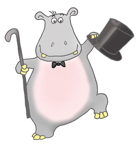 Happy Hippo Clip Art Pota