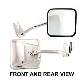 Buy Chrome Manual Side View Door Mirror Assembly Passenger S Right