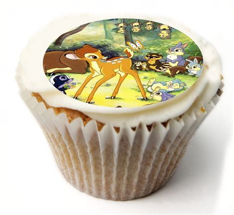 Buy Bambi X Pre Cut Fairy Cake Cupcake Edible Topper Decorations