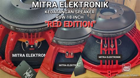 Mitra Elektronik Ngawi Kedatangan Speaker Terbaru Dari Rdw Red