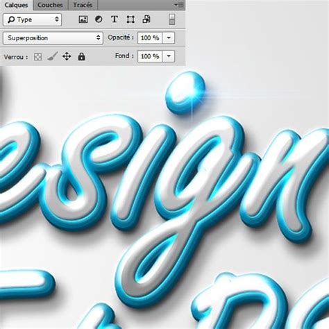 Créer Un Texte 3D Brillant avec Photoshop Tuto Photoshop les