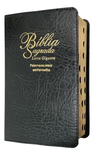 Bíblia Sagrada Almeida Revista E Corrigida Letra Gigante Palavras De