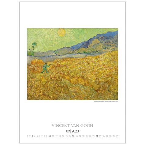 Vincent Van Gogh Kalendarz 2023 Reprodukcje Obrazy 12968679387