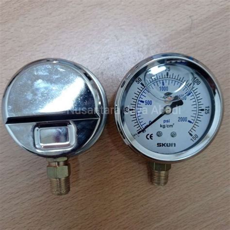 Promo Pressure Gauge Skon Stainless 4 Inchi 150 Bar Diskon 23 Di