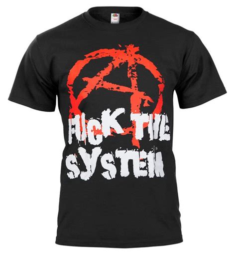 Koszulka FUCK THE SYSTEM Sklep RockMetalShop Pl
