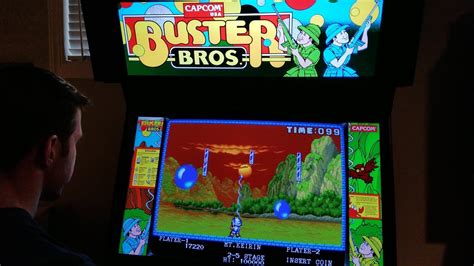 Buster Bros Arcade Cabinet MAME Gameplay W Hypermarquee YouTube