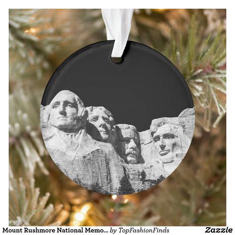 Mount Rushmore National Memorial South Dakota Ornament South Dakota