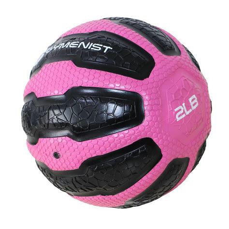 Gymenist Rubber Medicine Ball with Textured Grip, Available in 9 Sizes