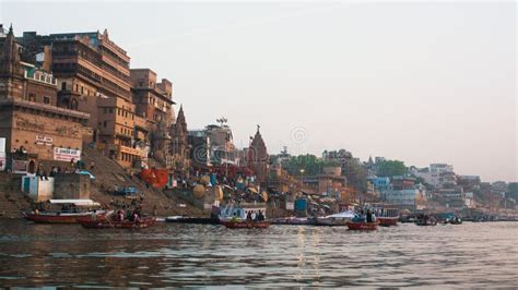 Banks on the Holy Ganges River in the Early Morning. Editorial Image - Image of history, indian ...