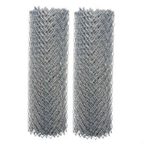 Galvanized Tata Wiron Aayush Gi Chain Mesh Link Fencing Height Feet