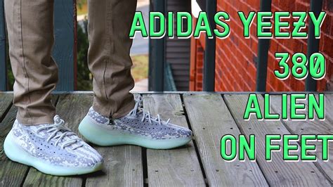 Adidas Yeezy Boost 380 Alien On Feet Review Youtube