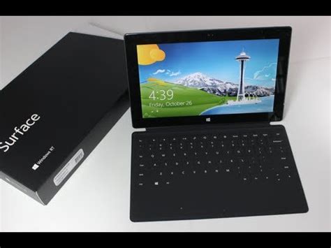 Microsoft Surface RT Unboxing YouTube