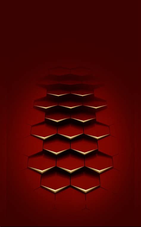 Red And Gold Wallpaper Iphone