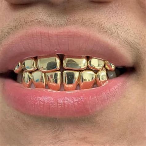 10k Gold Grillz - Gold Teeth Master