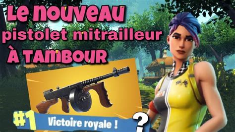 Le PISTOLET MITRAILLEUR à TAMBOUR 100 OP TOP 1 sur FORTNITE