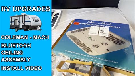 Coleman Mach Ac Bluetooth Rv Install Ac Upgrade Youtube