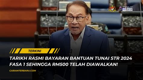 Mystr Tarikh Bayaran Bantuan Tunai Fasa Diawalkan Carianterbaru