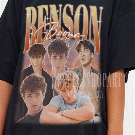 BENSON BOONE Shirt, Benson Boone Homage T-Shirt, Benson James Boone American Musician Vintage ...