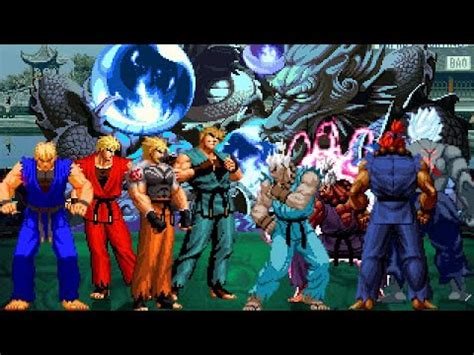 Kof Mugen Memorial Ryo Sakazaki Vs Akuma Vs Youtube