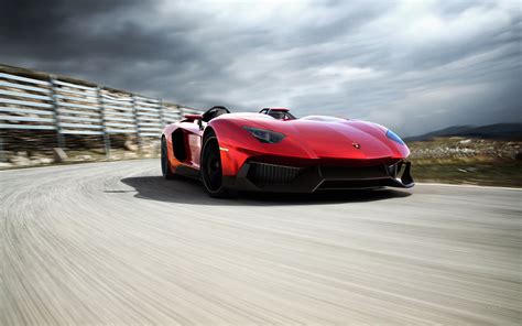 Lamborghini Aventador Concept Motion Blur HD Wallpaper Cars