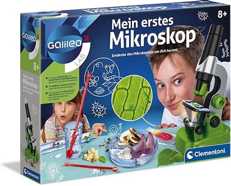 Clementoni Galileo Lab Mein erstes Mikroskop Spielzeug für Kinder ab