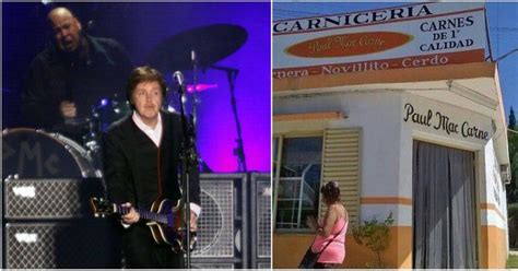 Paul McCartney agradeció homenaje que le hizo un carnicero