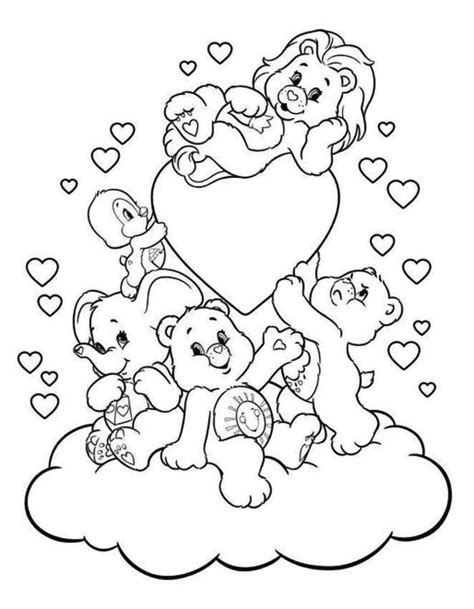 Care Bear Coloring Pages (Free Printable PDF)