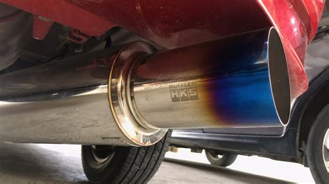 HKS Muffler Exhaust Medium And Large Cans YouTube