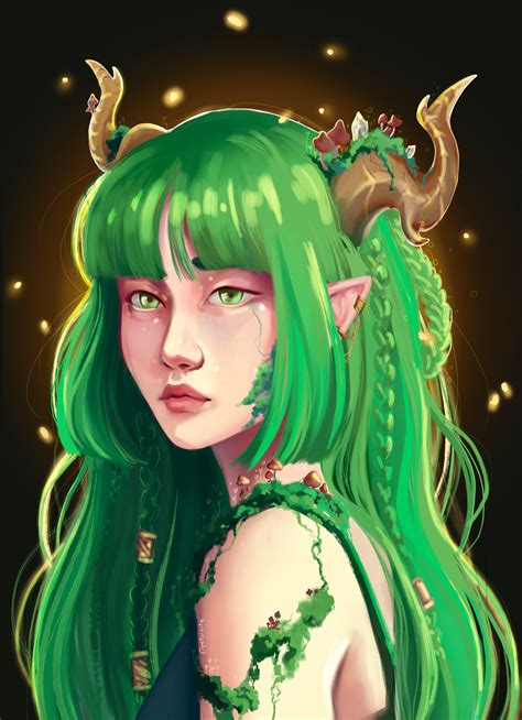 Artstation Dryad Character