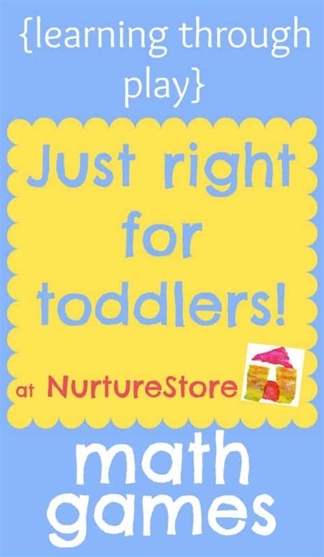 Activities for toddlers :: math games - NurtureStore