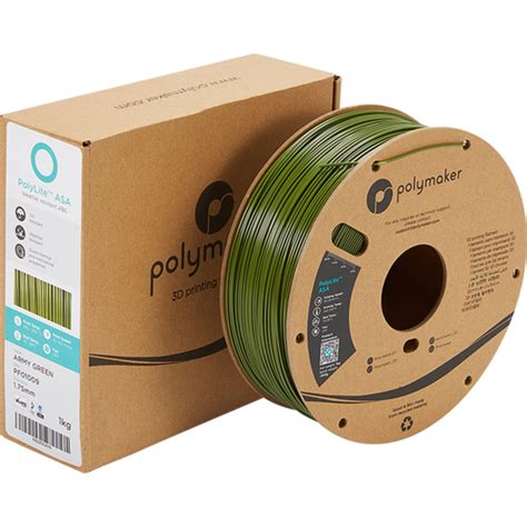 Polymaker PolyLite ASA Army Green 3DJake Suisse