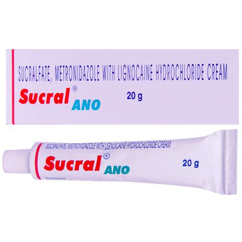 Sucral Ano Tube Of Gm Cream Amazon In Health Personal Care