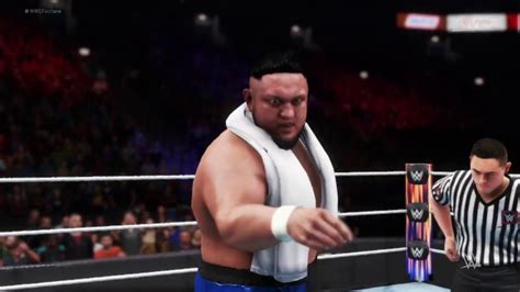 WWE 2K20 Samoa Joe Vs Kevin Owens YouTube