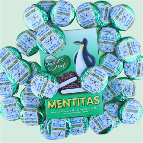 Medallon De Chocolate Relleno Menta Felfort Mentitas X U