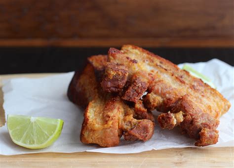 Colombian Style Fried Pork Belly Chicharr N Colombiano My Colombian