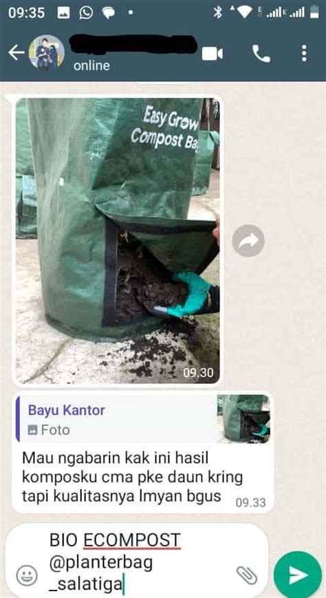 Jual Komposter Bio Ecompost Compost Bag Easy Grow Liter