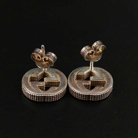 Gucci Interlocking G Stud Earrings | Everything But The House