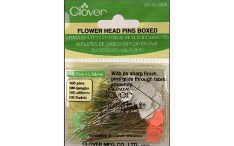 Clover Flower Head Pins Boxed 100pc 1 Kroger