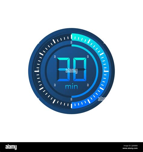 The Minutes Stopwatch Vector Icon Stopwatch Icon In Flat Style On