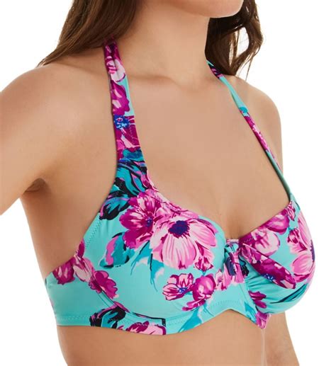 Women S Pour Moi Heatwave Halter Underwire Bikini Swim Top