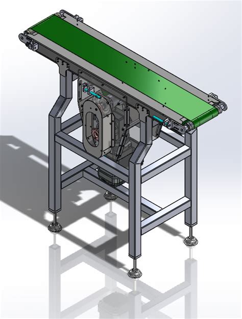 【工程机械】belt Conveyor带式输送机结构3d数模图纸 Step格式 科普 通用 仿真秀干货文章