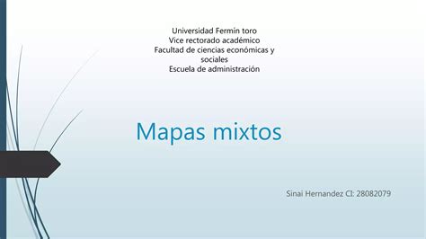 Mapa Mixto PPT