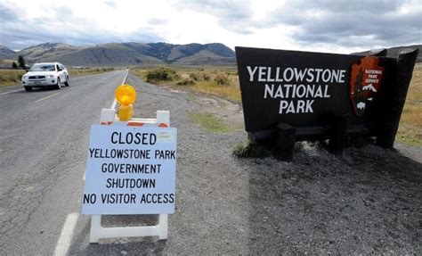 Government Shutdown Forces Yellowstone Park Closure Wyoming News