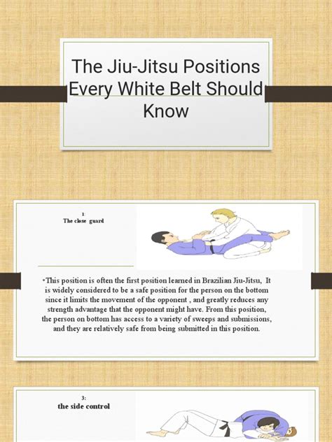 The Jiu Jitsu Positions Every White Belt Should Know Pdf