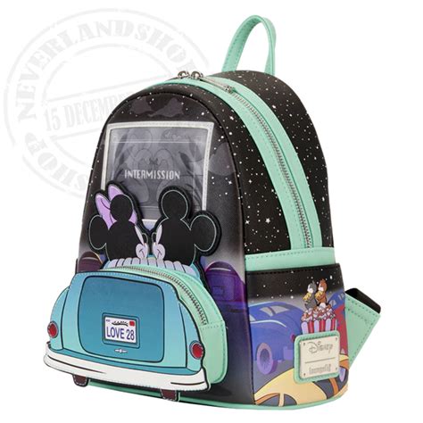 NeverlandShop Loungefly Mini Backpack Date Night Drive In Mickey