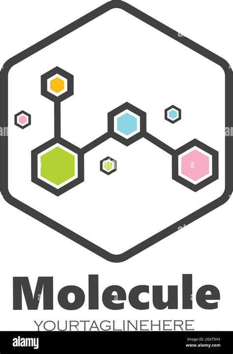 Molecule Logo Vector Illustration Design Stock Vector Image Art Alamy