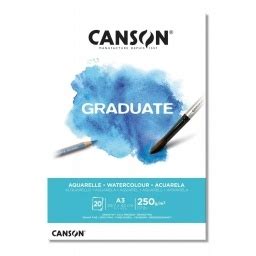 BLOCK DIBUJO CANSON GRADUATE ACUARELA 250GR A3 PAPELERIA