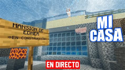 EMPIEZO A CONSTRUIR MI MANSION EN MINECRAFT YouTube