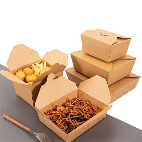 China Customized Kraft Take Out Boxes Suppliers Factory Wholesale